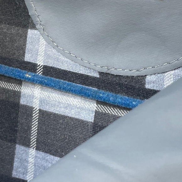 Western Chief Trench Raincoat Grey with Flannel Lining Vented Armpit Siz… - Picture 4 of 14